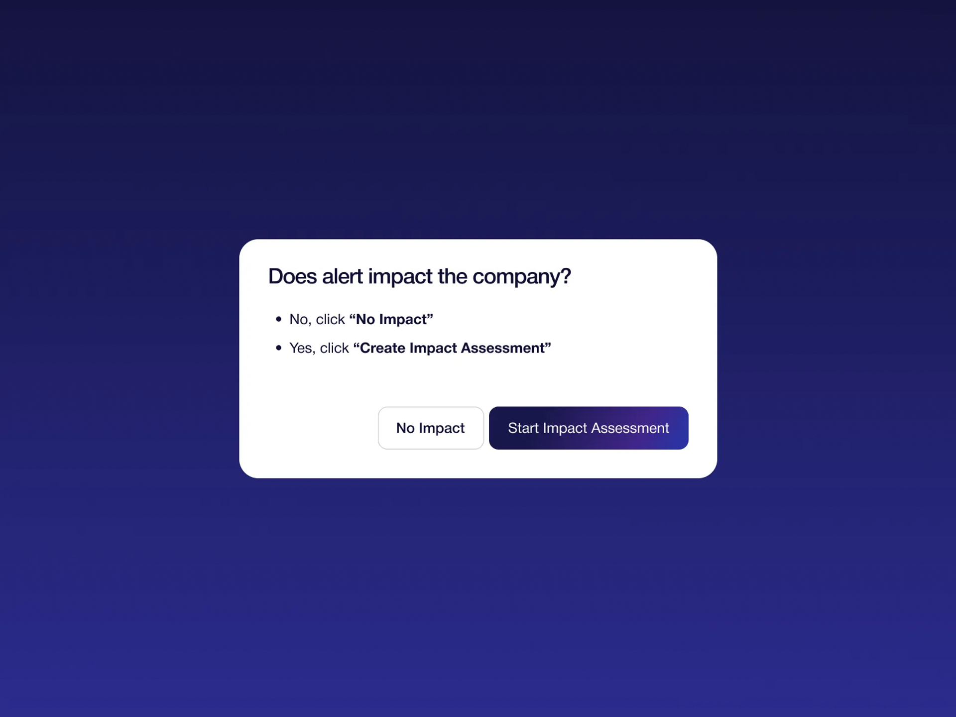 Outcome — exam-ready reporting