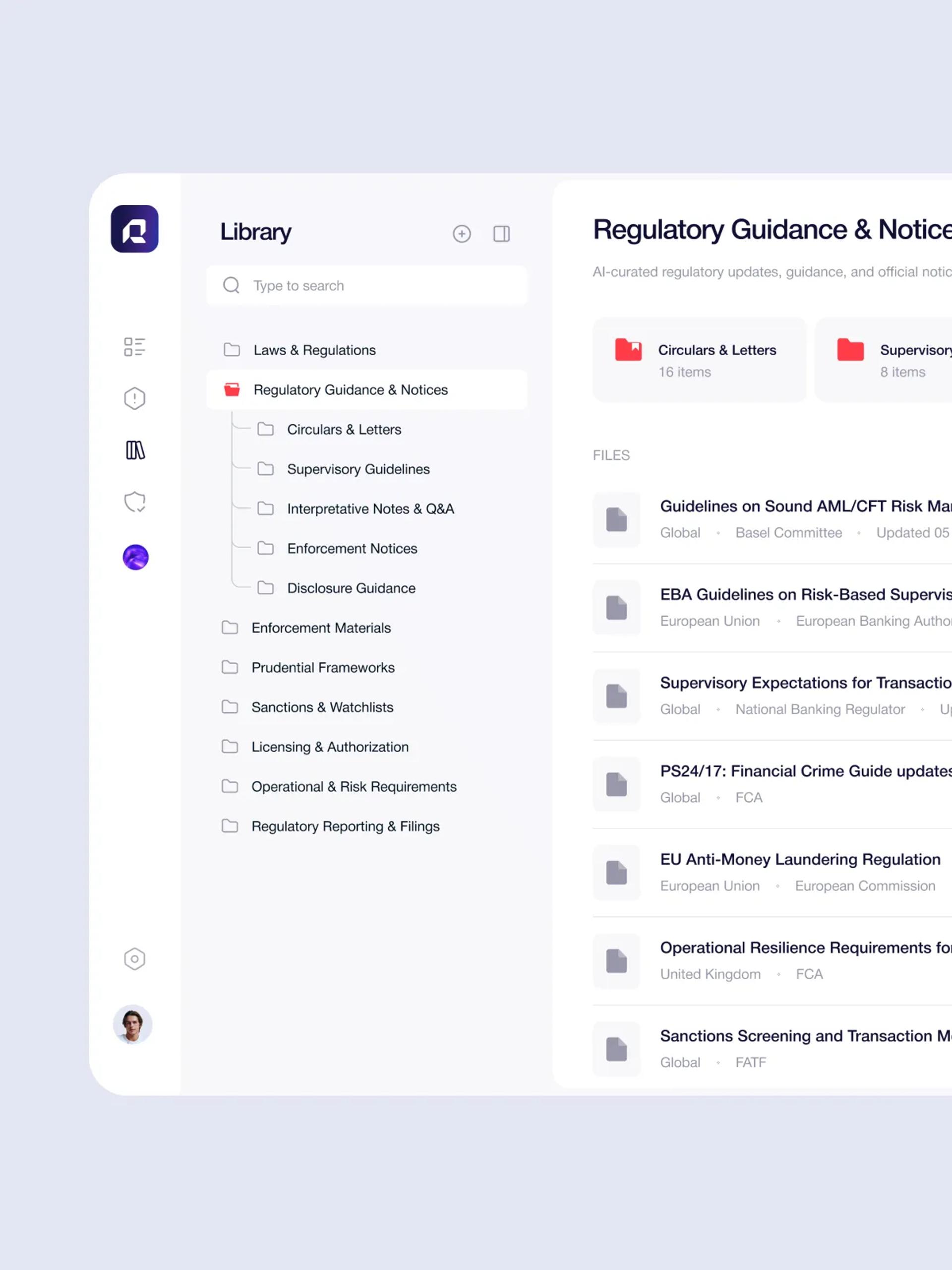 Centralised policy library linked to an obligations register