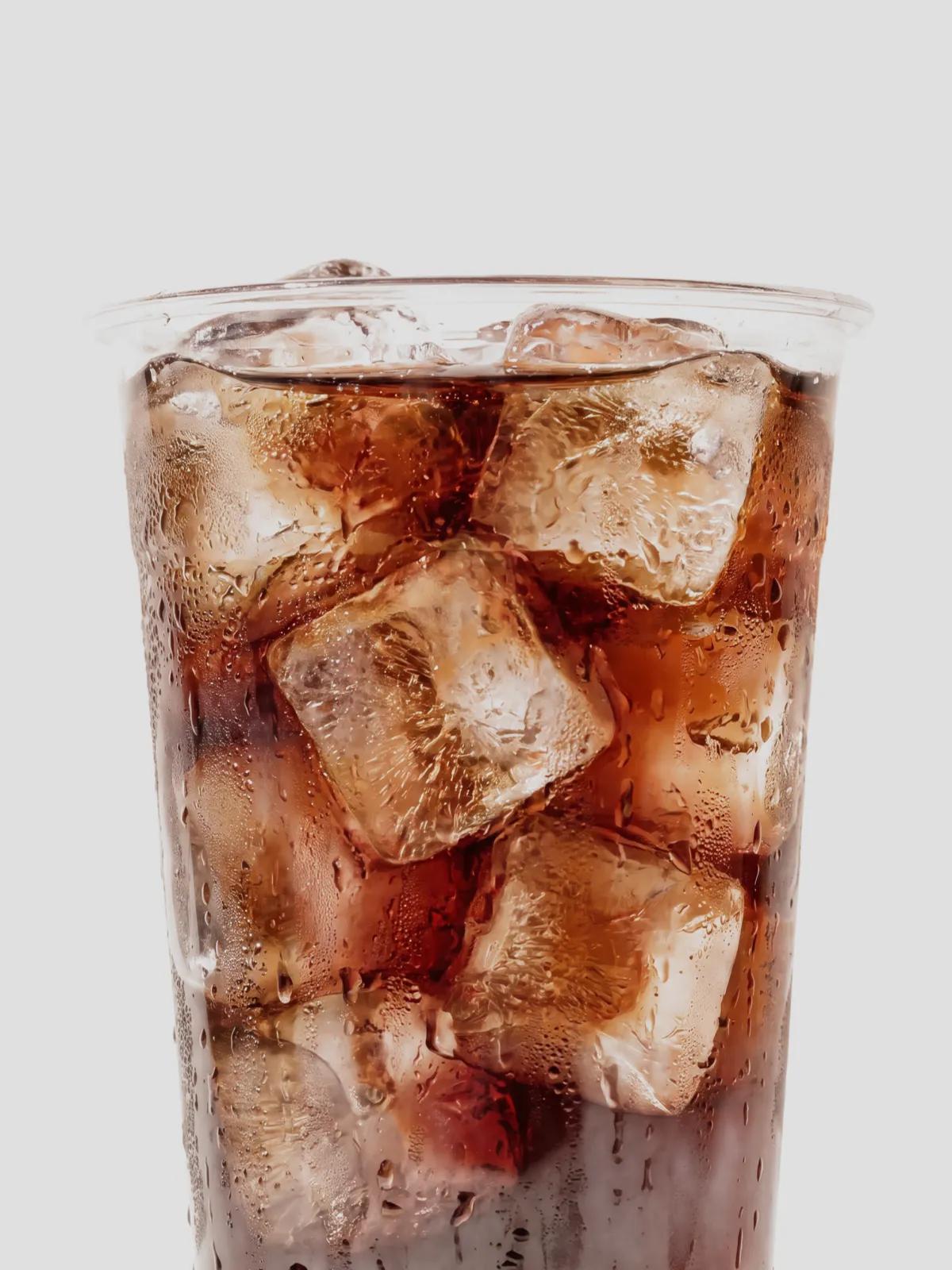 A single fountain machine pouring the full drinks range from one point of service