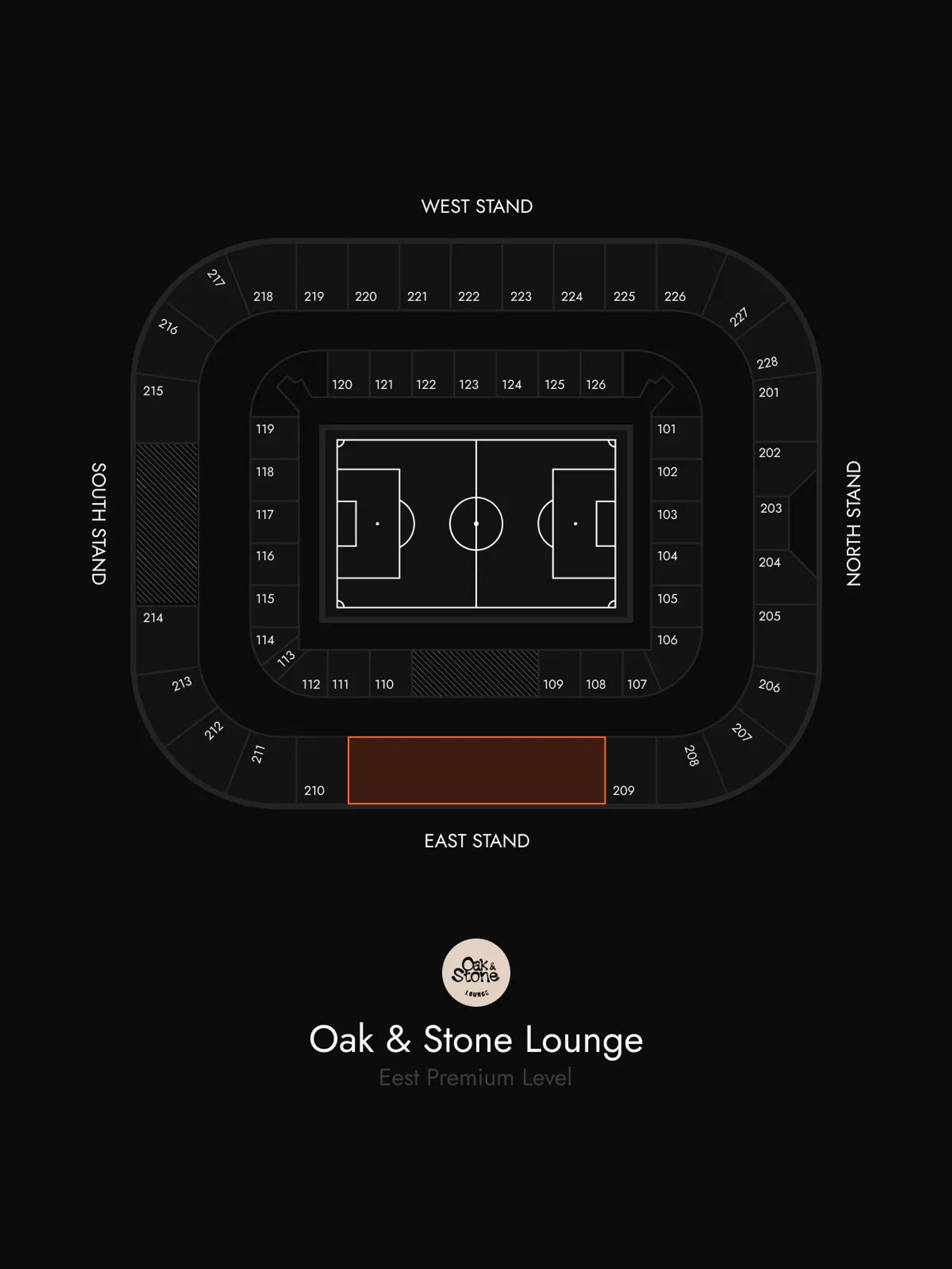 Catch stadium map with live zone occupancy