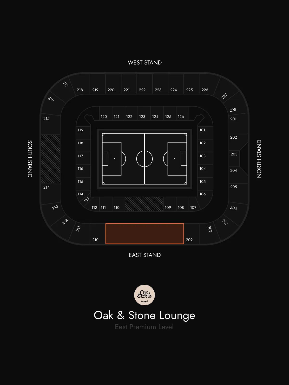 Catch stadium map with live zone occupancy