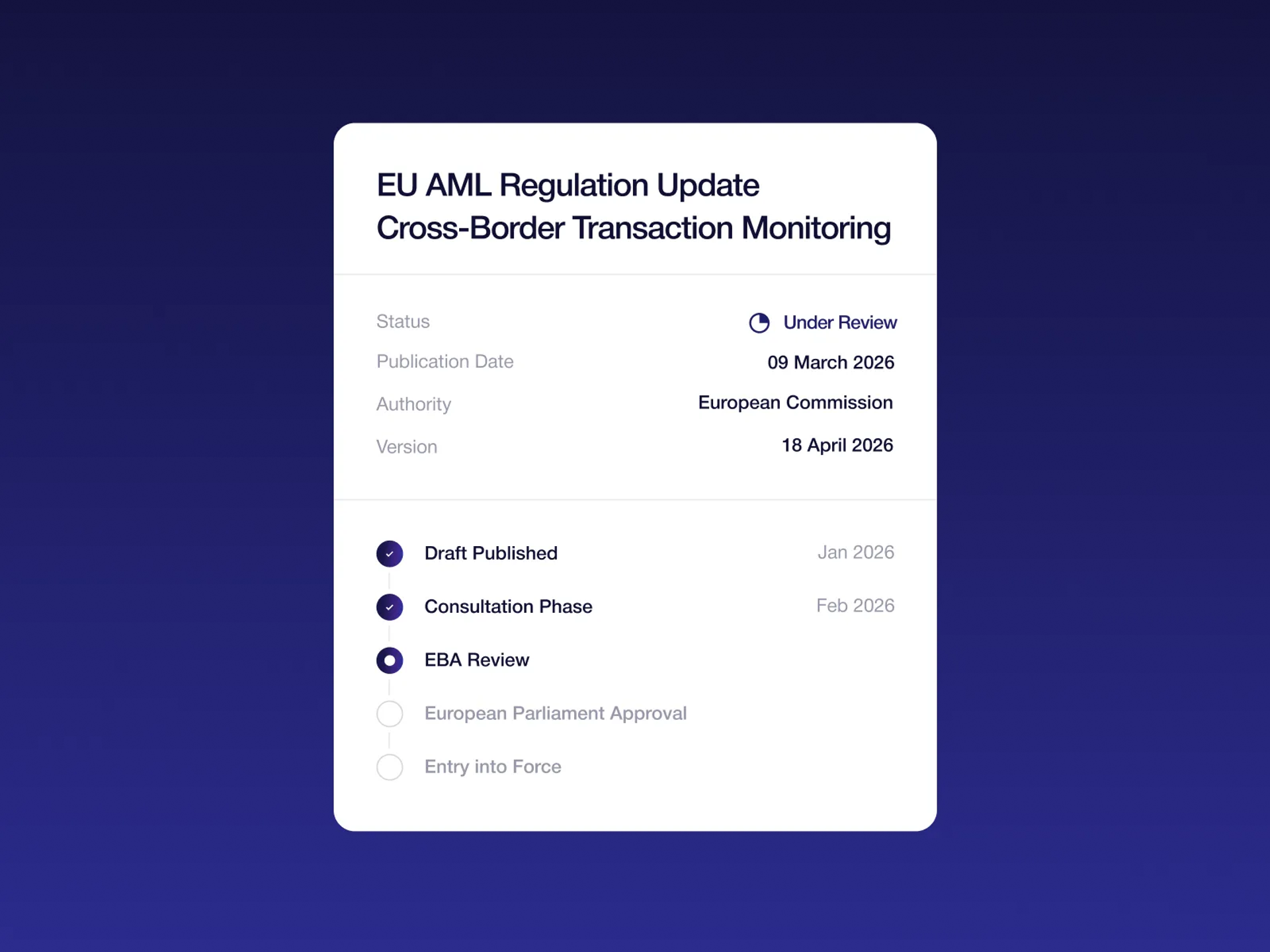 Outcome — clearer obligation mapping