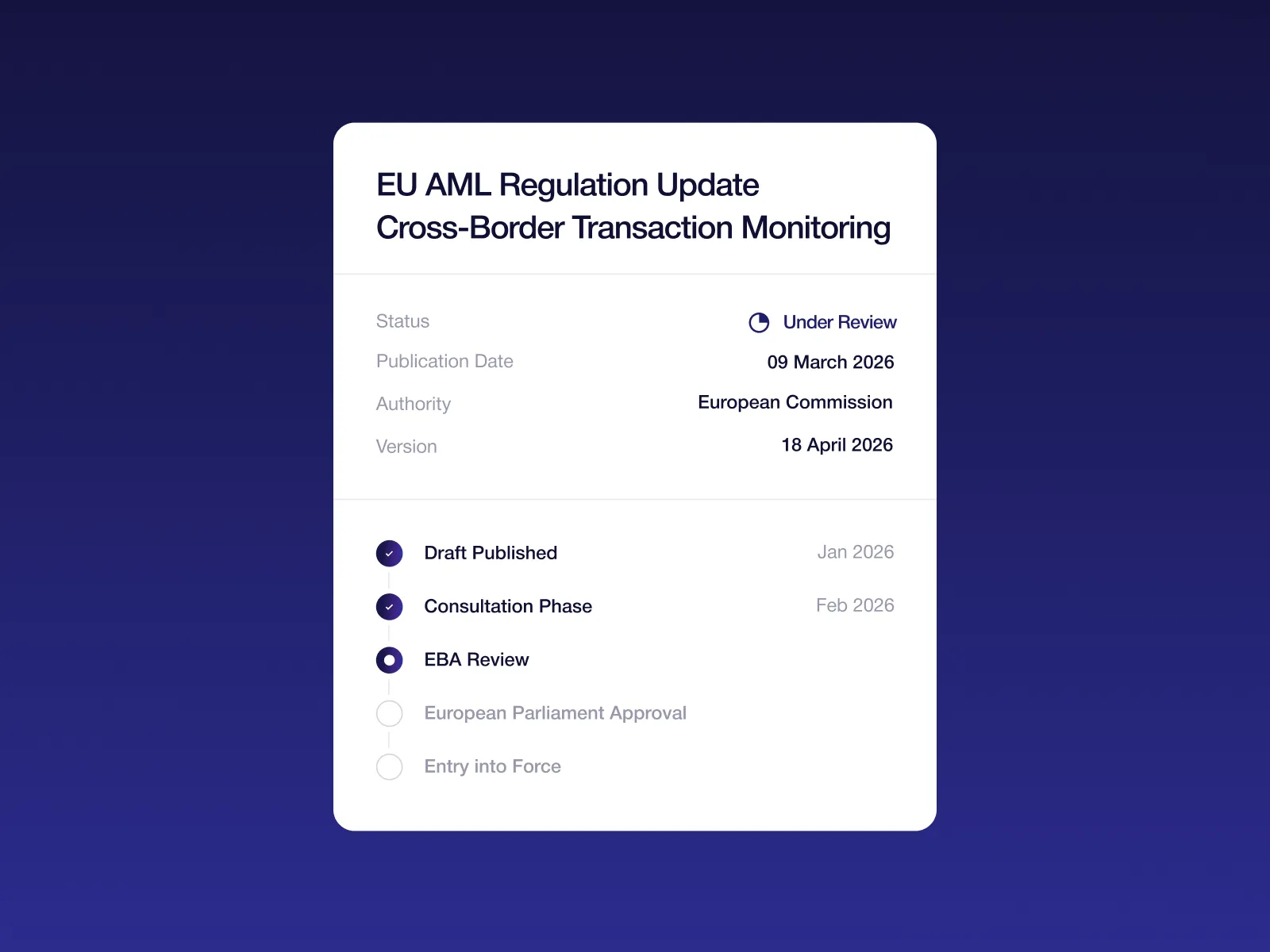 Outcome — clearer obligation mapping
