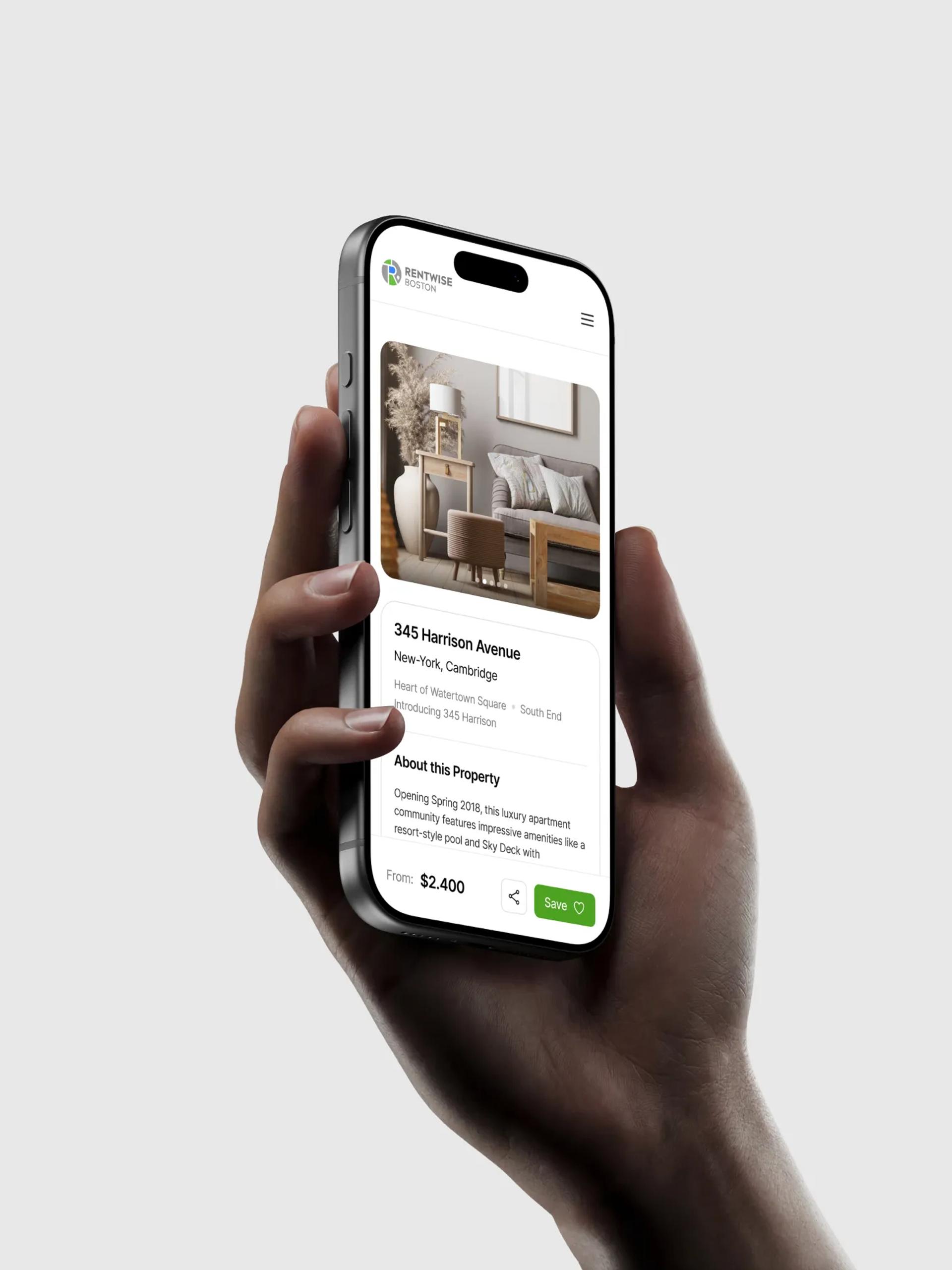Connected Apartment Rental Platform