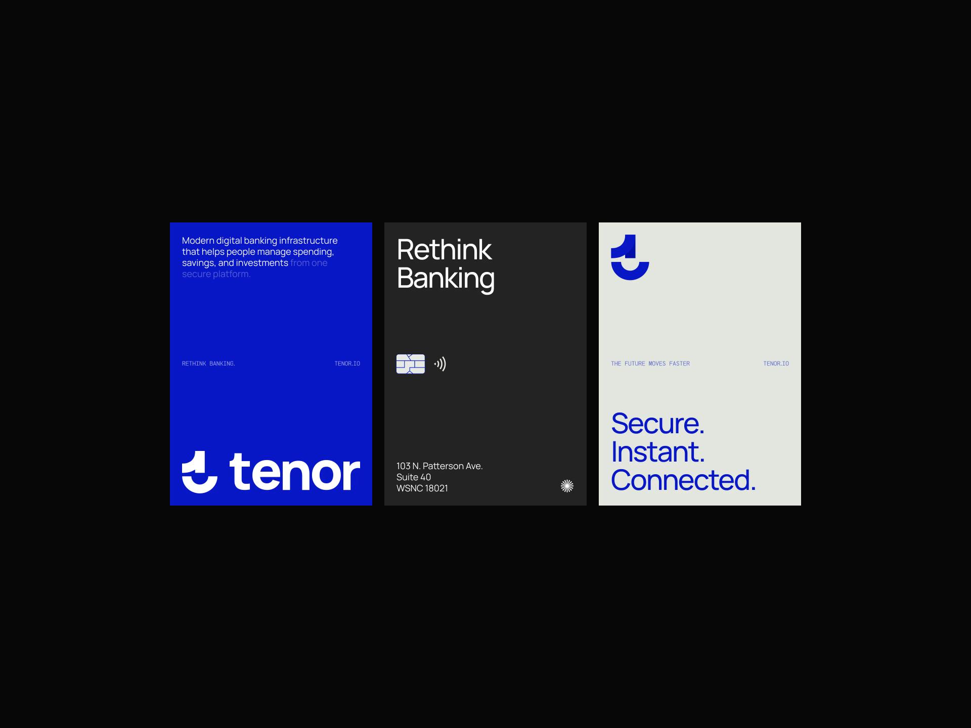 Digital banking brand system applied across customer-facing surfaces