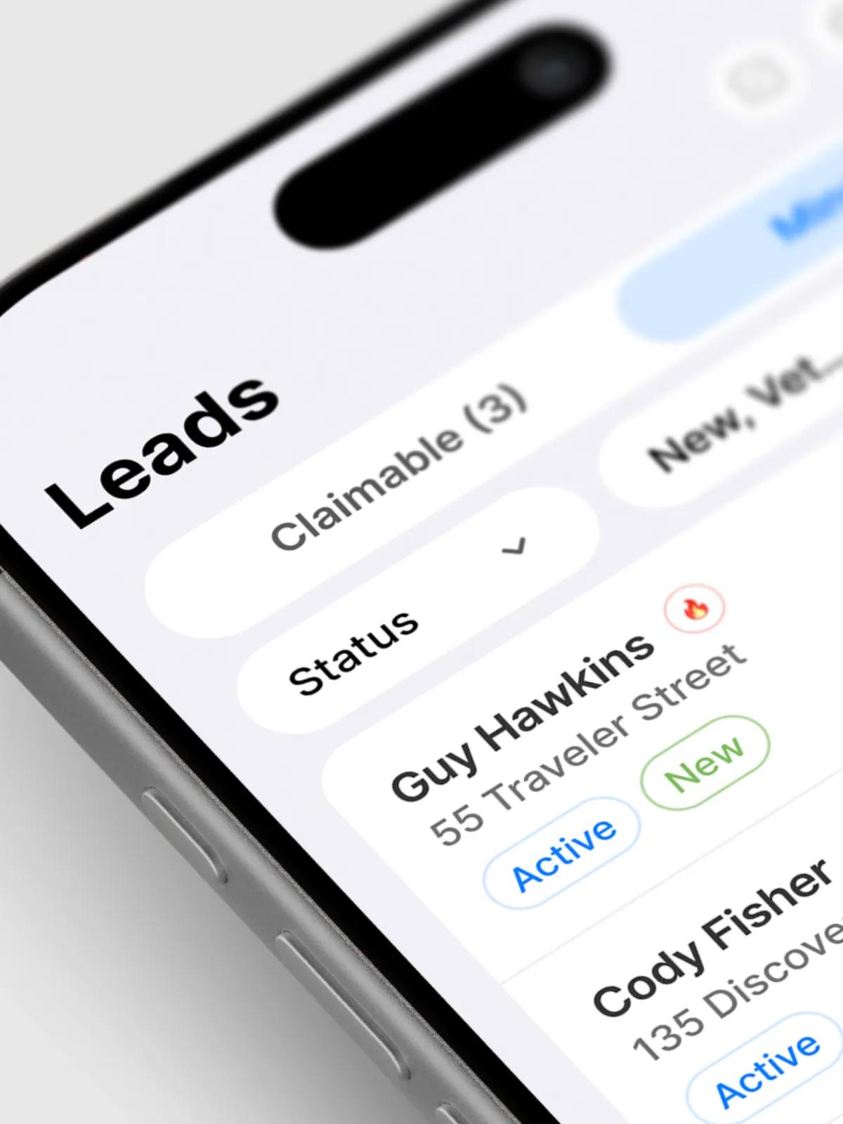 Lead and conversation management handled end to end from a phone